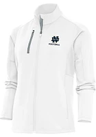 Antigua Notre Dame Fighting Irish Womens White Football Generation Light Weight Jacket