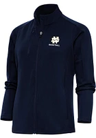Antigua Notre Dame Fighting Irish Womens Navy Blue Basketball Generation Light Weight Jacket
