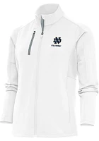 Antigua Notre Dame Fighting Irish Womens White Alumni Generation Light Weight Jacket