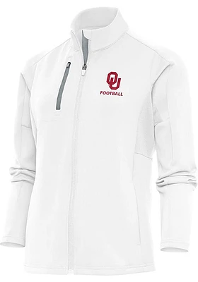 Antigua Oklahoma Sooners Womens Football Generation Light Weight Jacket