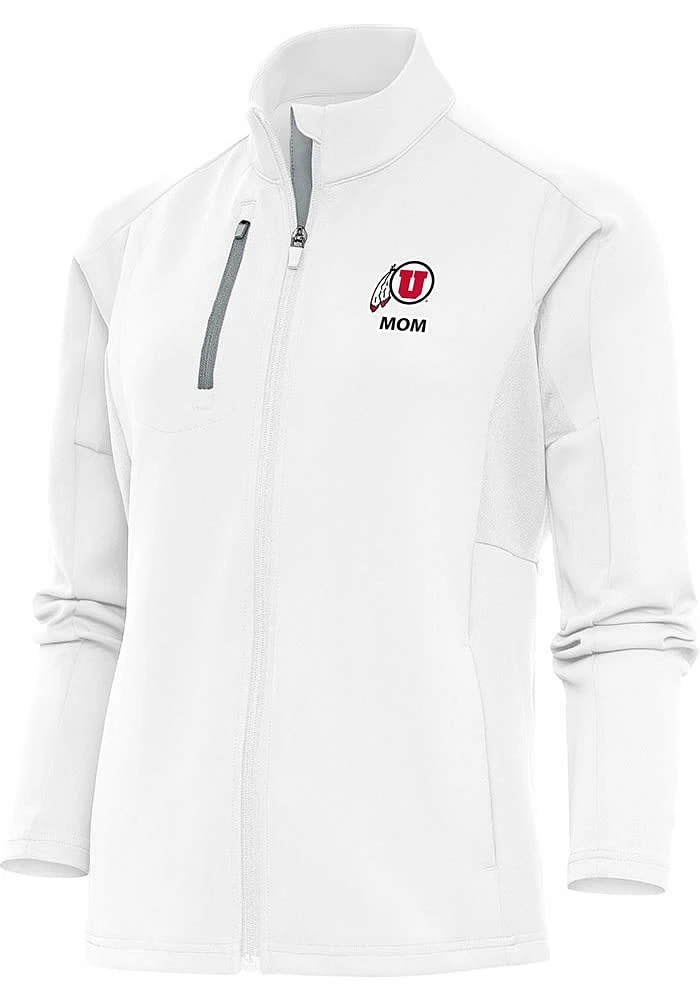 Antigua Utah Utes Womens White Mom Generation Light Weight Jacket