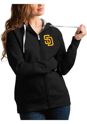 Antigua San Diego Padres Womens Victory Full Long Sleeve Zip Jacket