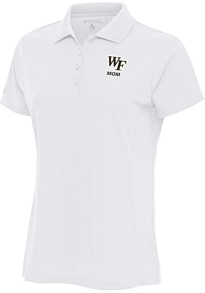 Antigua Wake Forest Demon Deacons Womens Mom Legacy Pique Short Sleeve Polo Shirt