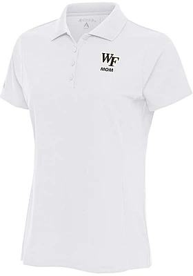Antigua Wake Forest Demon Deacons Womens Mom Legacy Pique Short Sleeve Polo Shirt