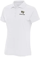 Antigua Wake Forest Demon Deacons Womens Soccer Legacy Pique Short Sleeve Polo Shirt