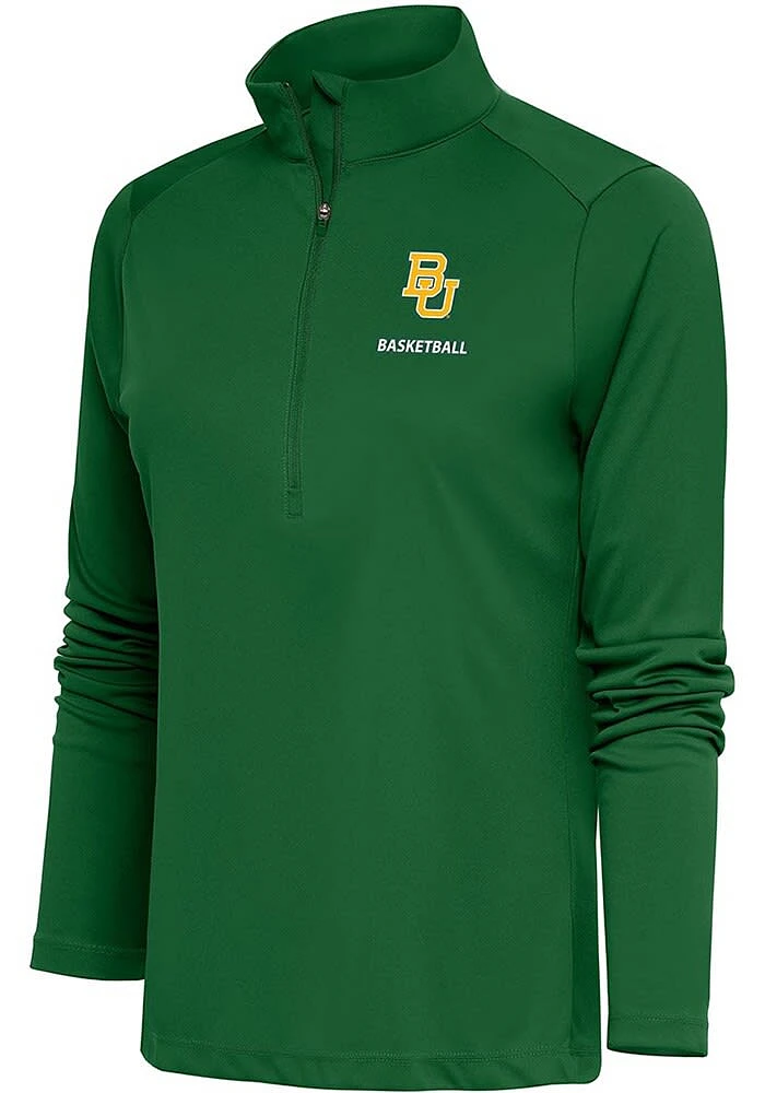 Antigua Baylor Bears Womens Basketball Tribute Qtr Zip Pullover