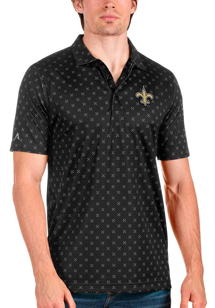Antigua New Orleans Saints Mens Spark Short Sleeve Polo