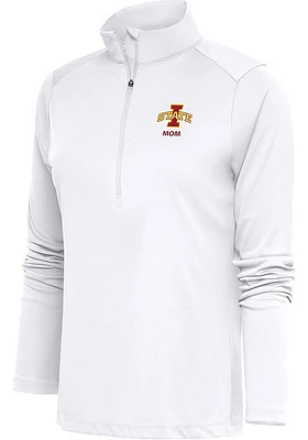 Antigua Iowa State Cyclones Womens Mom Tribute Qtr Zip Pullover