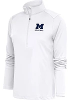 Antigua Michigan Wolverines Womens Volleyball Tribute Qtr Zip Pullover