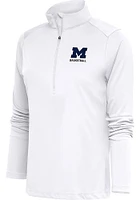 Antigua Michigan Wolverines Womens Basketball Tribute Qtr Zip Pullover