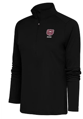 Antigua Missouri State Bears Womens Black Mom Tribute Qtr Zip Pullover