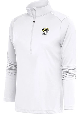 Antigua Missouri Tigers Womens Mom Tribute Qtr Zip Pullover