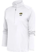 Antigua Missouri Tigers Womens White Mom Tribute Qtr Zip Pullover