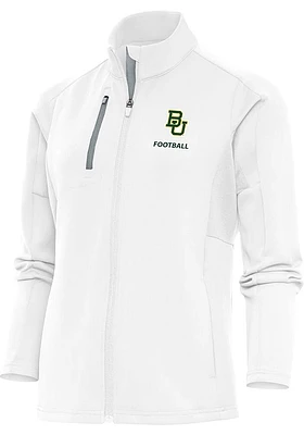 Antigua Baylor Bears Womens White Football Generation Light Weight Jacket