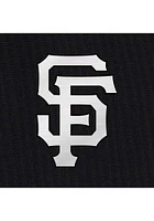 Antigua San Francisco Giants Mens Metallic Logo Tribute Long Sleeve Qtr Zip Pullover