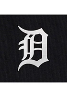 Antigua Detroit Tigers Mens Charcoal Metallic Logo Victory Long Sleeve Hoodie