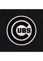 Antigua Chicago Cubs Mens Charcoal Metallic Logo Victory Long Sleeve Full Zip Jacket