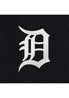 Antigua Detroit Tigers Mens Charcoal Metallic Logo Victory Long Sleeve Full Zip Jacket