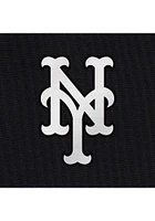 Antigua New York Mets Mens Charcoal Metallic Logo Victory Long Sleeve Full Zip Jacket