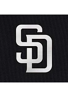 Antigua San Diego Padres Mens White Metallic Logo Victory Long Sleeve Full Zip Jacket