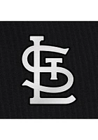 Antigua St Louis Cardinals Womens Grey Metallic Logo Fortune Qtr Zip