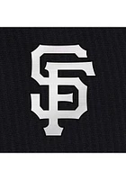 Antigua San Francisco Giants Womens Charcoal Metallic Logo Epic Qtr Zip Pullover