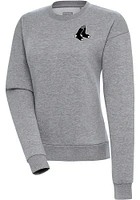 Antigua Boston Red Sox Womens Metallic Logo Victory Crew Sweatshirt