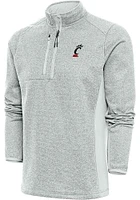 Antigua Cincinnati Bearcats Mens Course Long Sleeve Qtr Zip Pullover