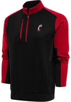 Antigua Cincinnati Bearcats Mens Team Long Sleeve 1/4 Zip Pullover