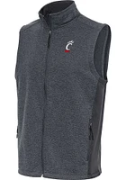 Antigua Cincinnati Bearcats Mens Charcoal Course Sleeveless Jacket