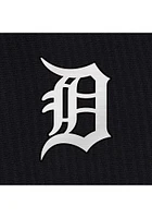 Antigua Detroit Tigers Womens Navy Blue Metallic Logo Victory Long Sleeve Full Zip Jacket