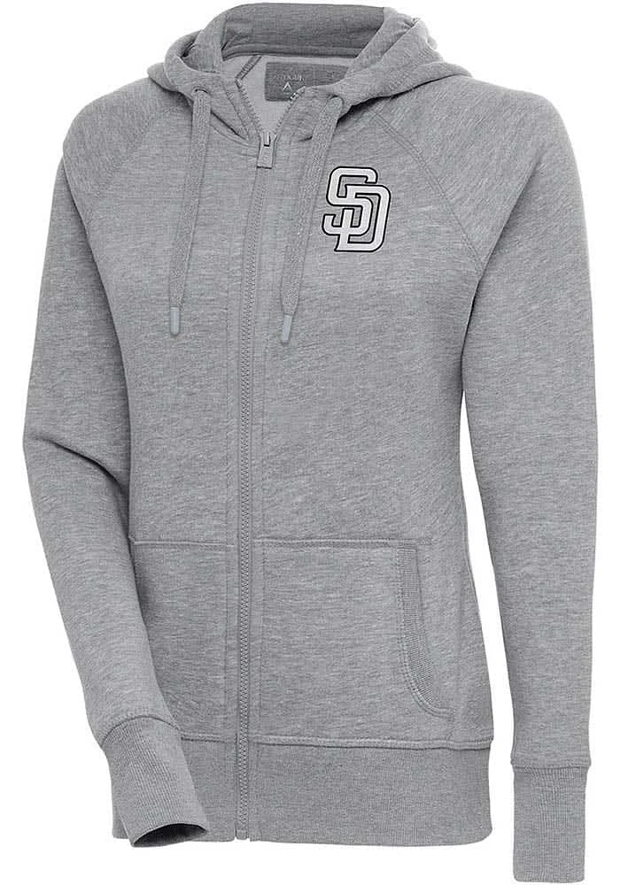 Antigua San Francisco Giants Womens Metallic Logo Victory Long Sleeve Full Zip Jacket