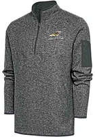 Antigua Akron RubberDucks Mens Fortune Long Sleeve Qtr Zip Fashion Pullover