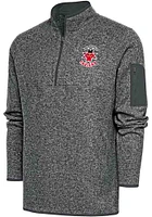 Antigua Indianapolis Indians Mens Fortune Long Sleeve Qtr Zip Fashion Pullover