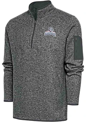 Antigua Lehigh Valley Ironpigs Mens Fortune Long Sleeve Qtr Zip Fashion Pullover