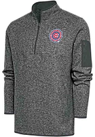 Antigua South Bend Cubs Mens Fortune Long Sleeve Qtr Zip Fashion Pullover