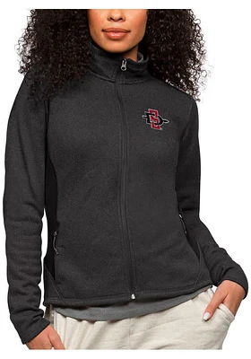Antigua San Diego State Aztecs Womens Black Course Light Weight Jacket