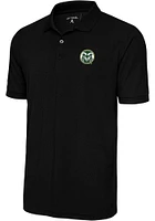 Antigua Colorado State Rams Black Legacy Pique Big and Tall Polo