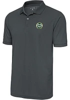 Antigua Colorado State Rams Grey Legacy Pique Big and Tall Polo