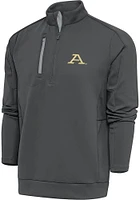 Antigua Akron Zips Mens Grey Generation Long Sleeve Qtr Zip Pullover