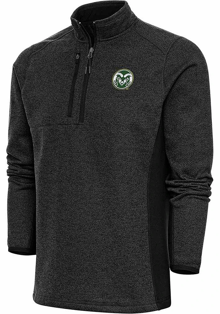 Antigua Colorado State Rams Mens Course Long Sleeve Qtr Zip Pullover