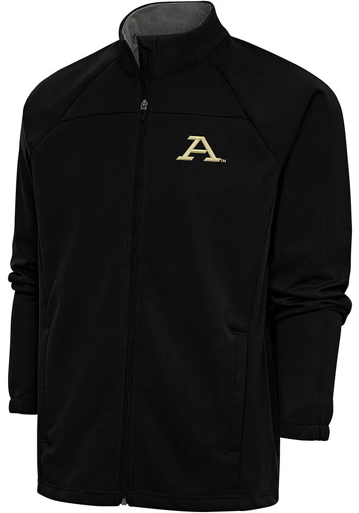 Antigua Akron Zips Mens Black Links Light Weight Jacket