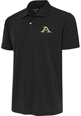 Antigua Akron Zips Mens Charcoal Tribute Short Sleeve Polo