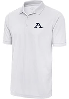Antigua Akron Zips Mens White Legacy Pique Short Sleeve Polo