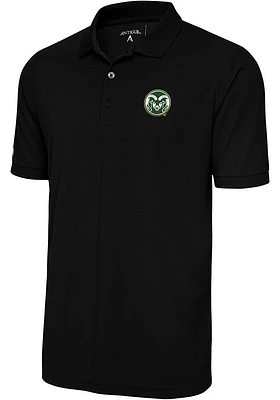Antigua Colorado State Rams Mens Legacy Pique Short Sleeve Polo