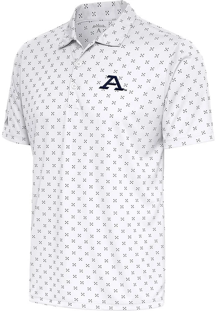 Antigua Akron Zips Mens White Spark Short Sleeve Polo