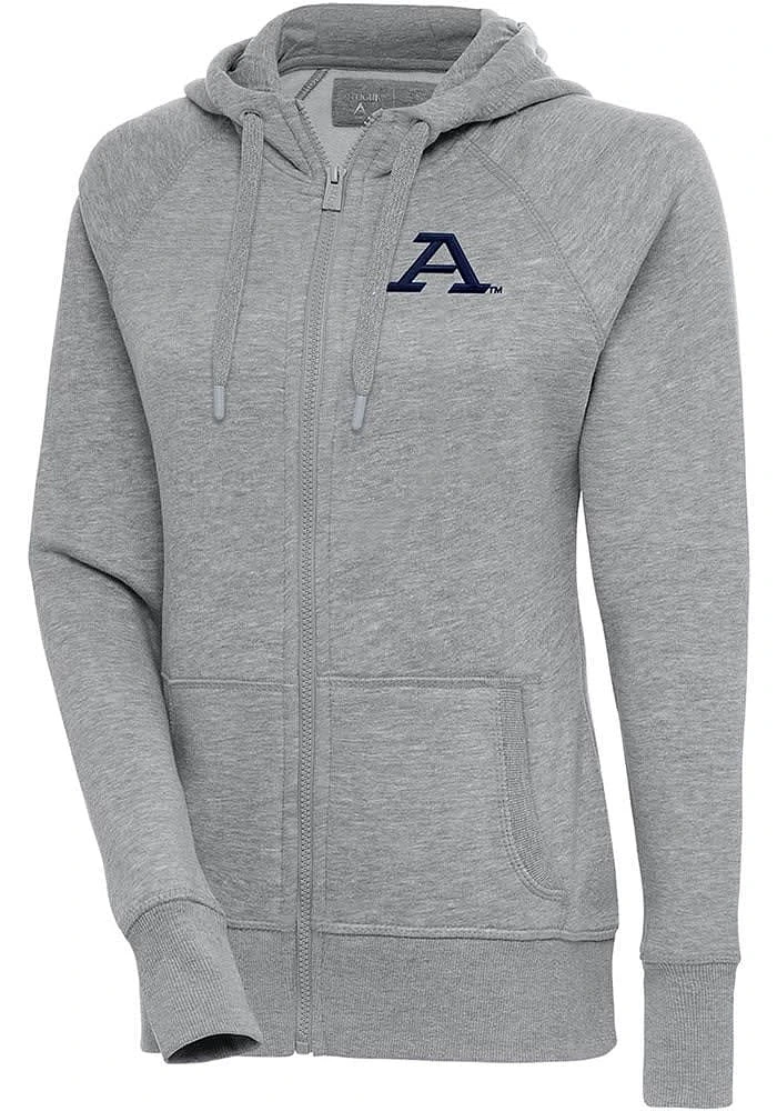 Antigua Akron Zips Womens Grey Victory Long Sleeve Full Zip Jacket