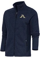 Antigua Akron Zips Womens Navy Blue Course Light Weight Jacket