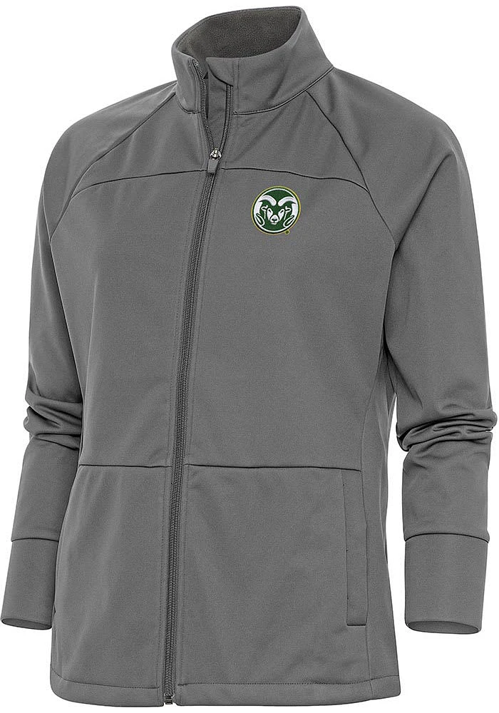 Antigua Colorado State Rams Womens Grey Links Medium Weight Jacket