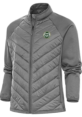 Antigua Colorado State Rams Womens Grey Altitude Heavy Weight Jacket
